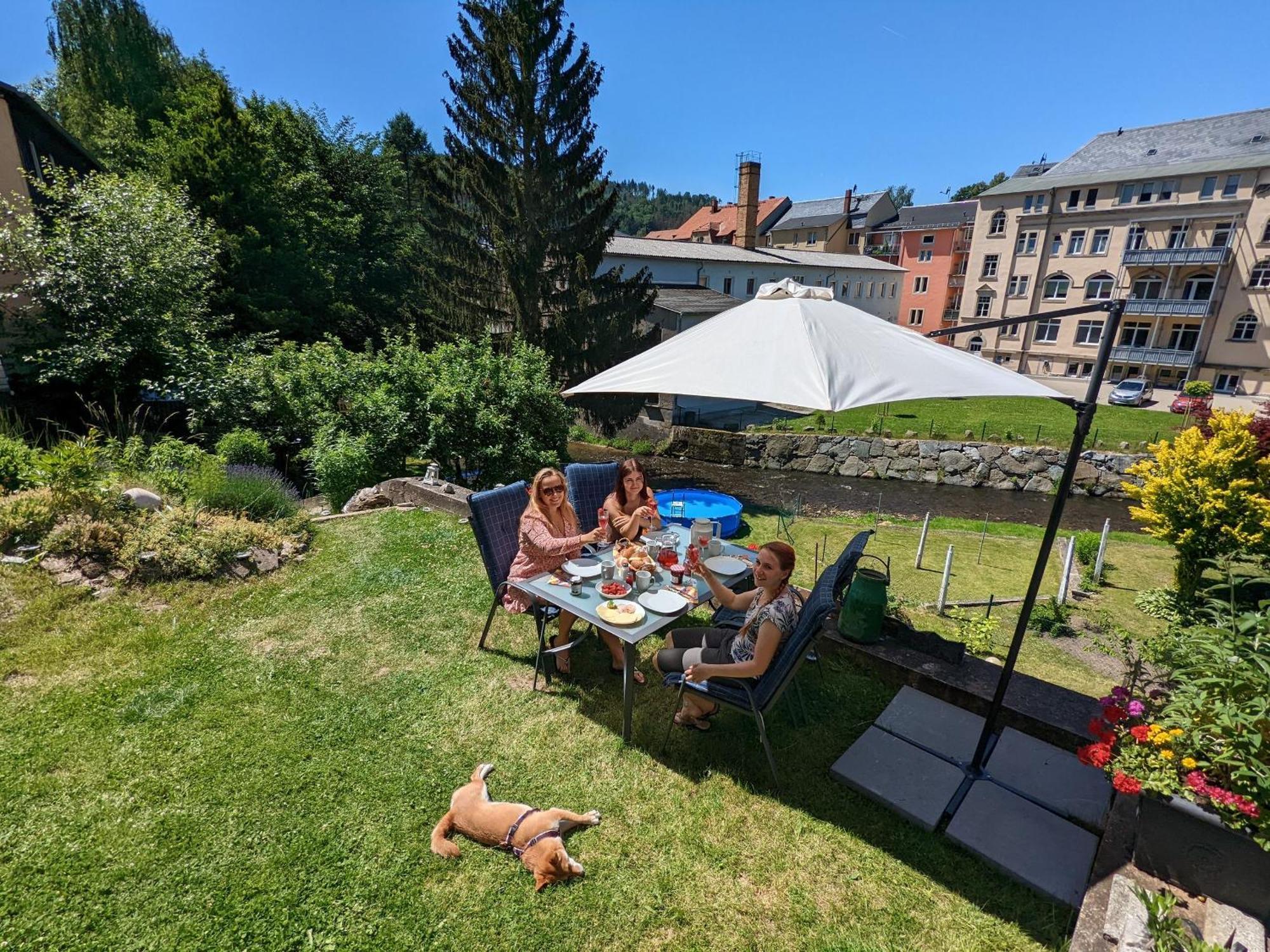Hw2B - Urlaubsmagie - Wohlfuehlwohnung Mit Balkon, Pool, Sauna & Terrasse Sebnitz Ngoại thất bức ảnh