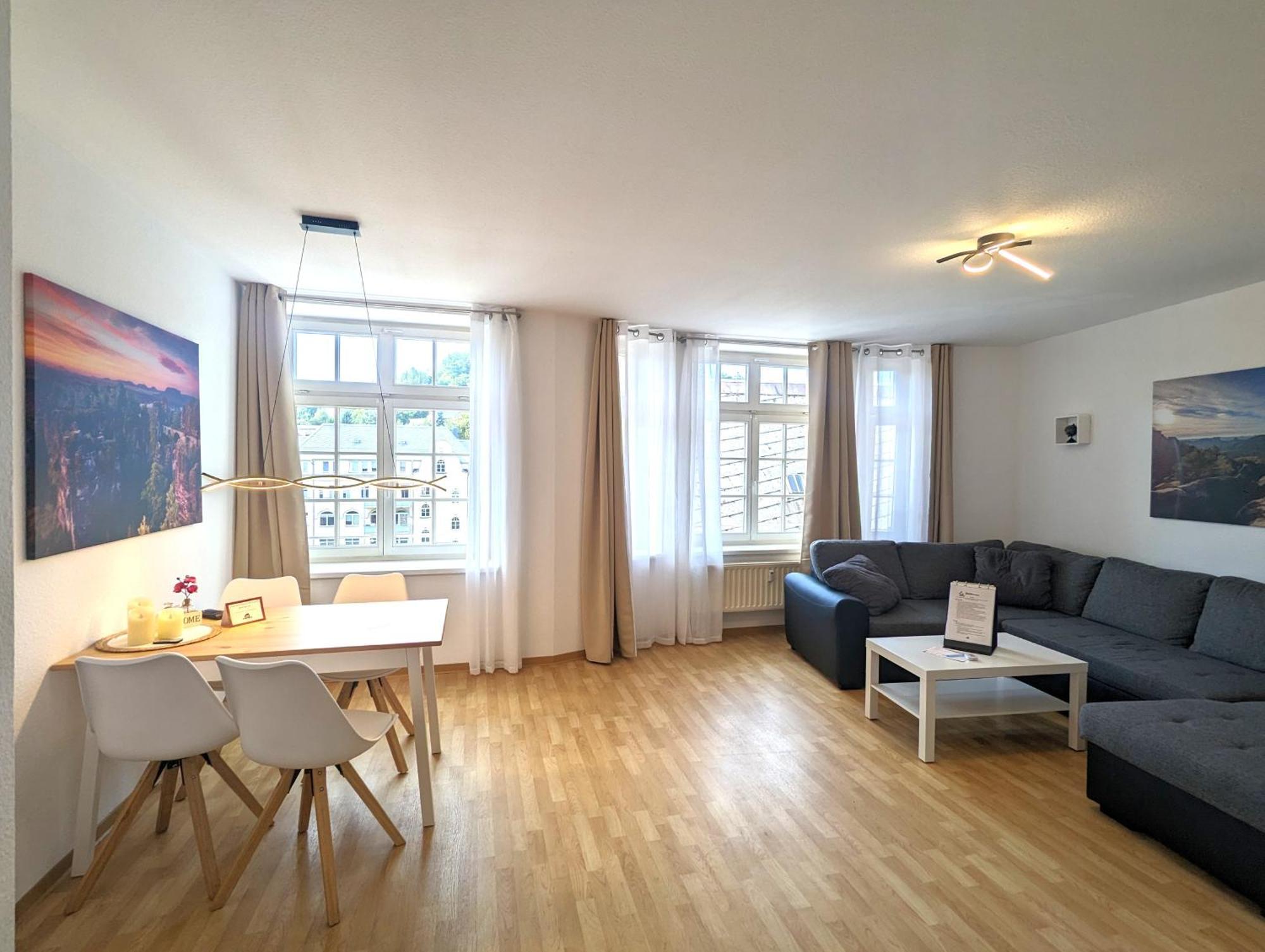 Hw2B - Urlaubsmagie - Wohlfuehlwohnung Mit Balkon, Pool, Sauna & Terrasse Sebnitz Ngoại thất bức ảnh