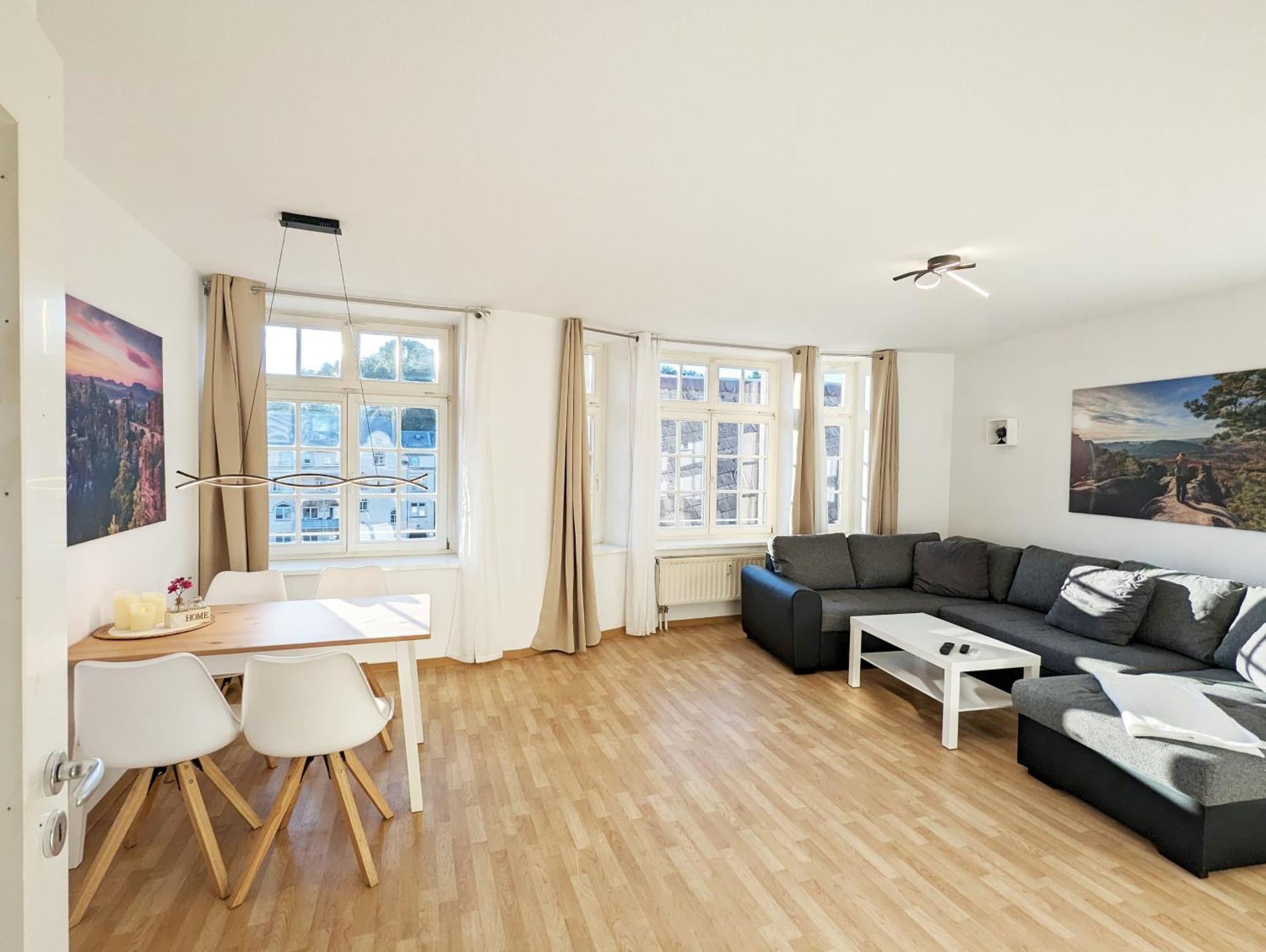 Hw2B - Urlaubsmagie - Wohlfuehlwohnung Mit Balkon, Pool, Sauna & Terrasse Sebnitz Ngoại thất bức ảnh